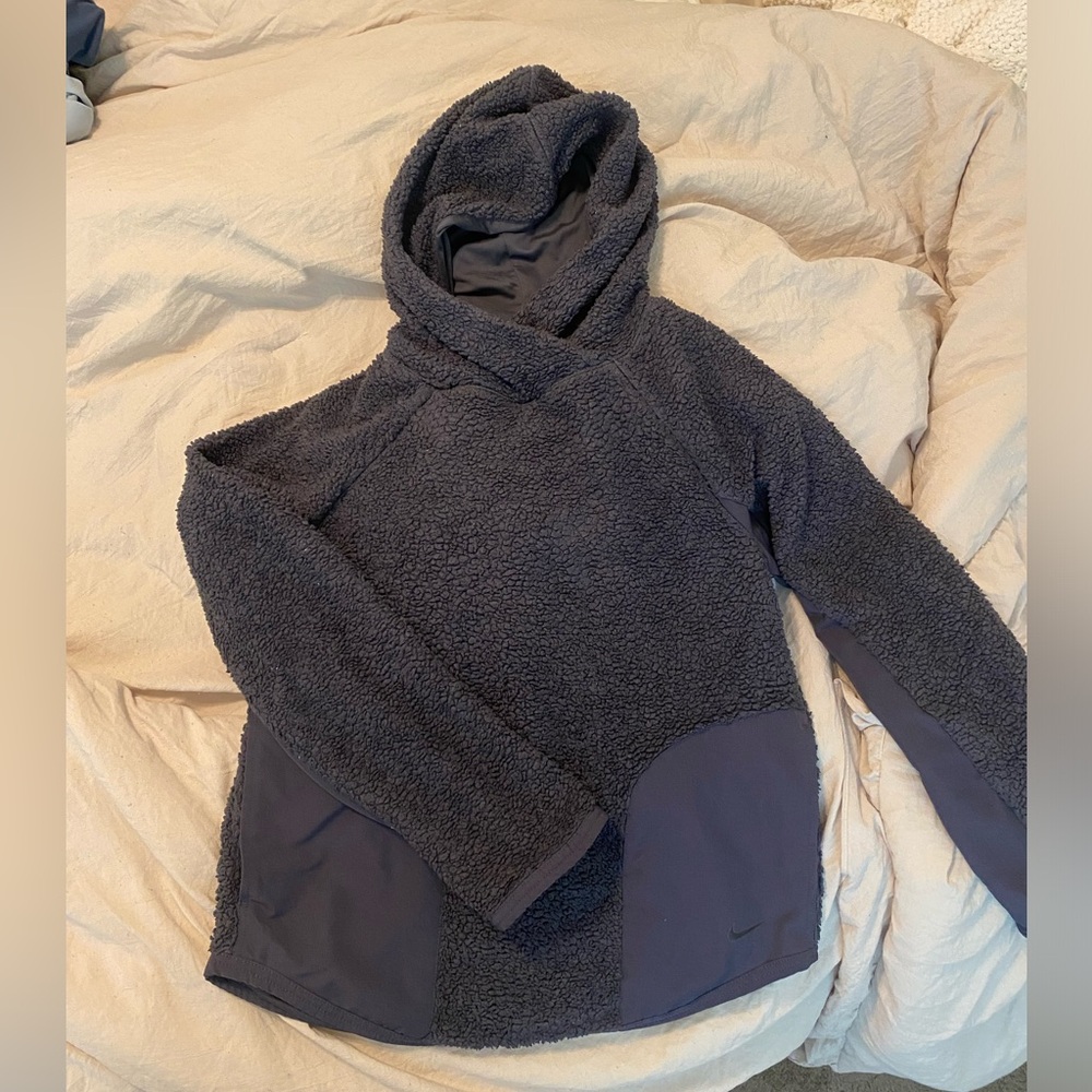 Periwinkle Sherpa Nike Hoodie